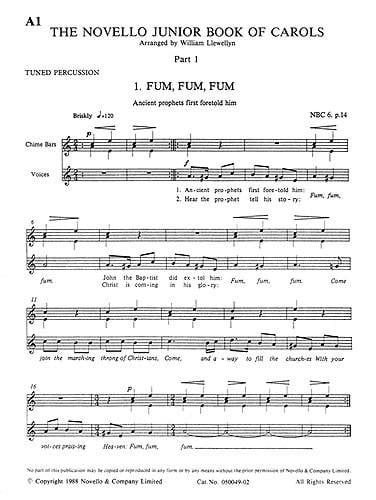 The Novello Junior Book Of Carols Part 1
